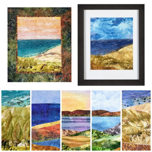Create Your Own Quilted Landscape - Online Class, August 2025