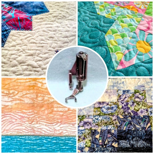 Free-Motion Quilting Quick Start 1 - Online Class, Sept. 2025