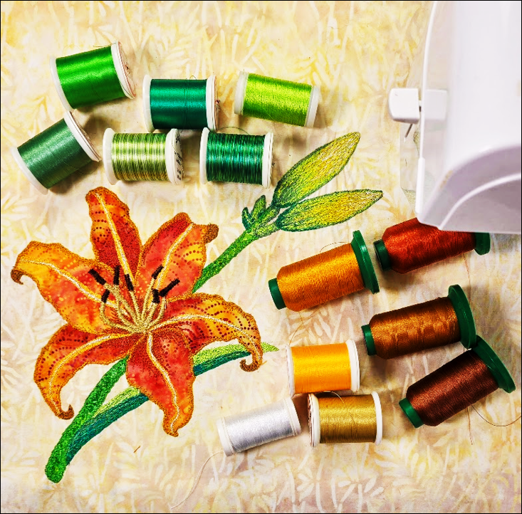 First Steps in Thread Painting - Online Class, July 2025