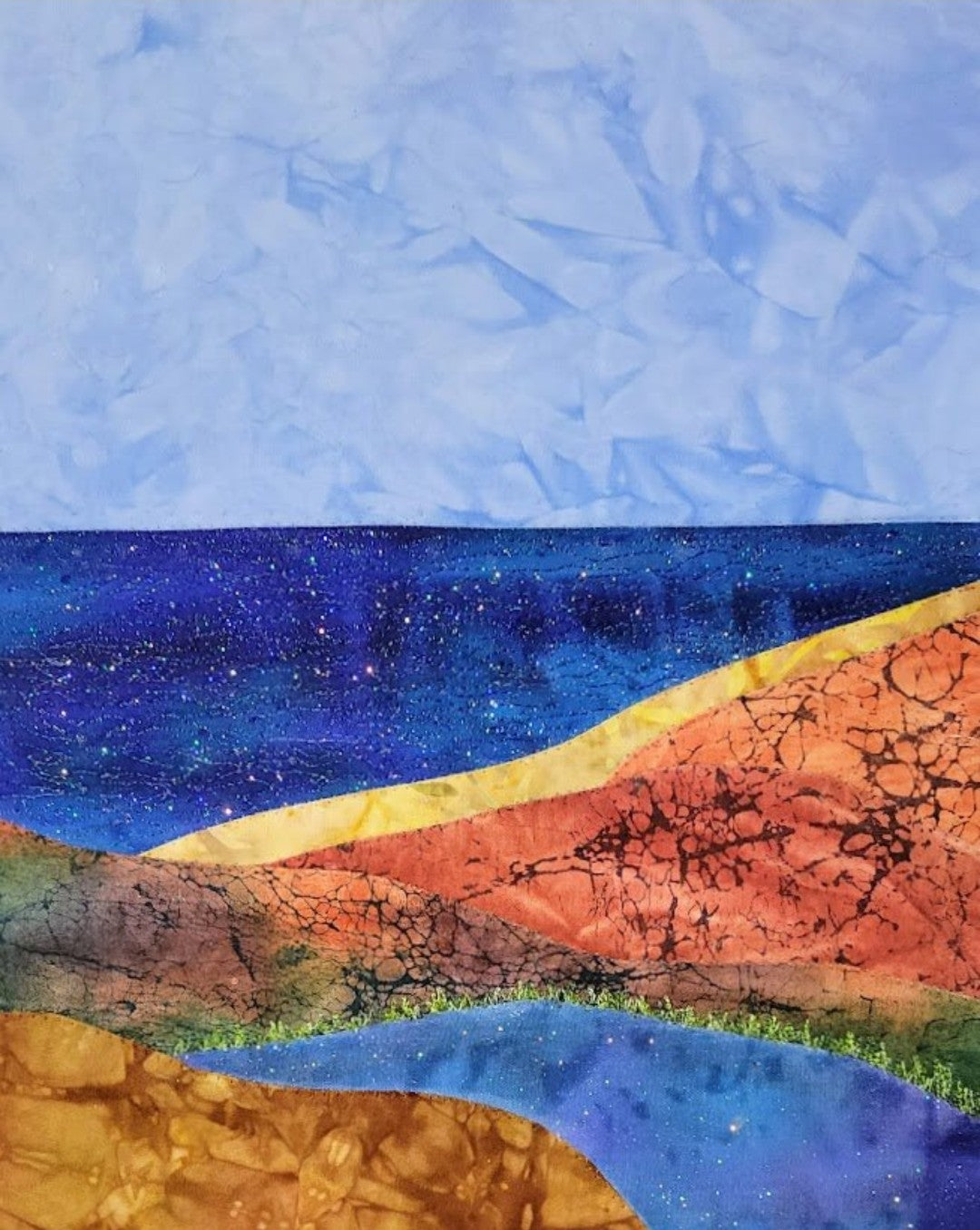 Create Your Own Quilted Landscape - Online Class, August 2025
