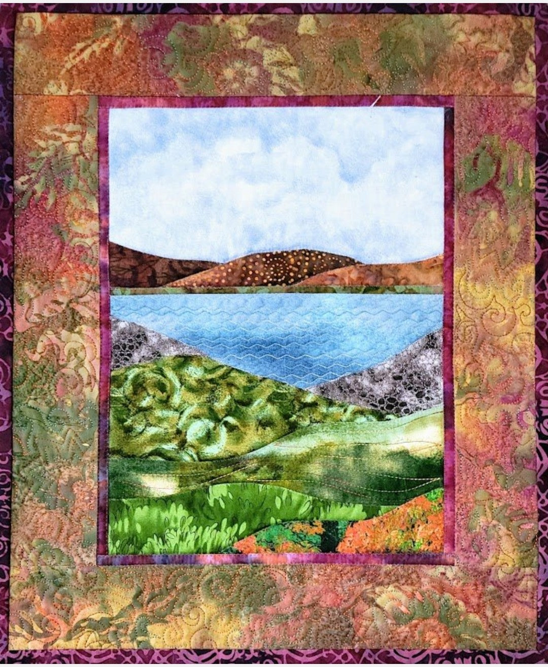 Create Your Own Quilted Landscape - Online Class, February 2024